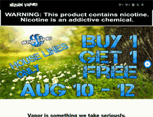Tablet Screenshot of nexgenvapors.com